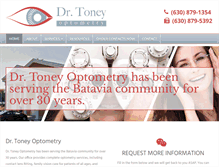 Tablet Screenshot of bataviaoptometry.com